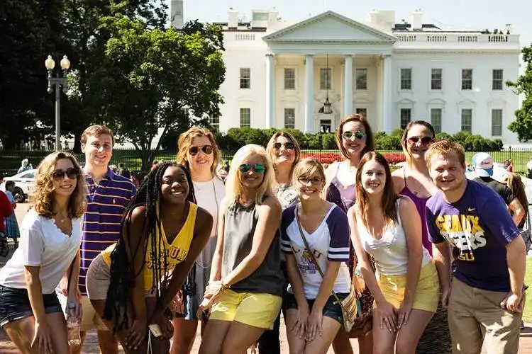 LSU students in Washington DC