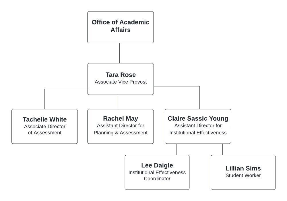 OIE organizational chart