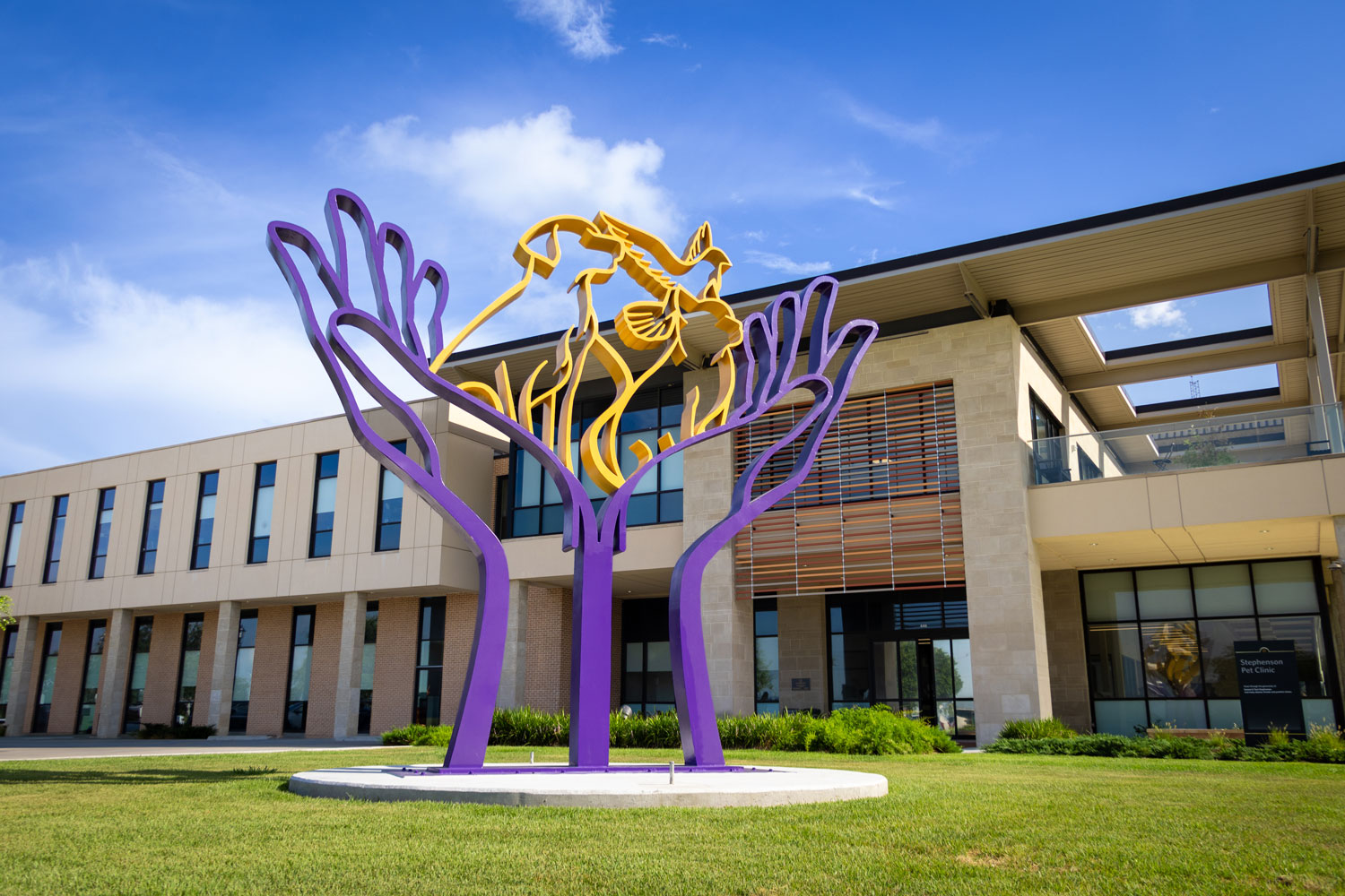 "In Our Hands" sculpture